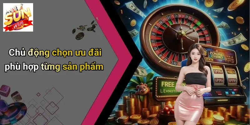Chủ động chọn ưu đãi phù hợp từng sản phẩm